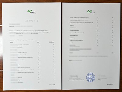 AKAD应用科学大学成绩单-AKAD University transcript1