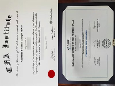 CFA Certificate and FRM Certificate