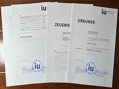 IU国际应用科学大学成绩单-IU Internationale Hochschule Zeugnis