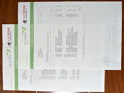 乐卓博大学成绩单-La Trobe University transcript1