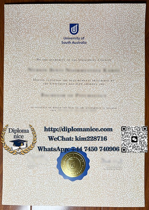 南澳大学文凭-University of South Australia diploma