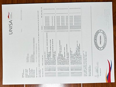 南非大学成绩单-UNISA transcript1