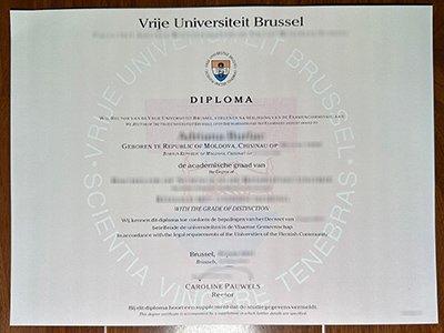布鲁塞尔自由大学文凭-Vrije Universiteit Brussel diploma1