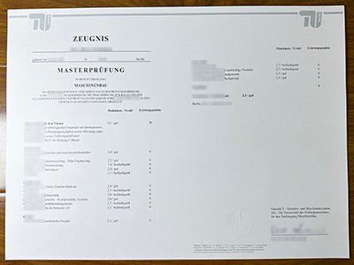 柏林工业大学成绩单-Technische Universität Berlin transcript1