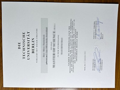 柏林工业大学文凭-Technische Universität Berlin diploma1