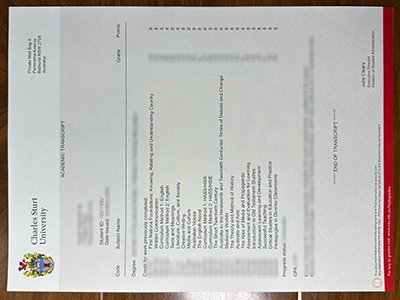 查尔斯·斯特大学成绩单-Charles Sturt University transcript