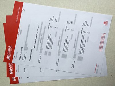 格里菲斯大学成绩单-Griffith University transcript1