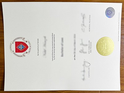 澳大利亚天主教大学文凭-Australian Catholic University diploma1