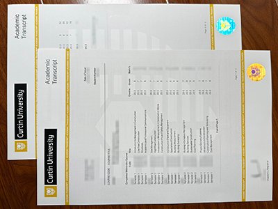 科廷大学成绩单-Curtin University transcript1