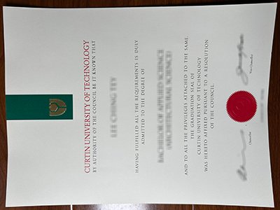 科廷大学文凭-Curtin University diploma1
