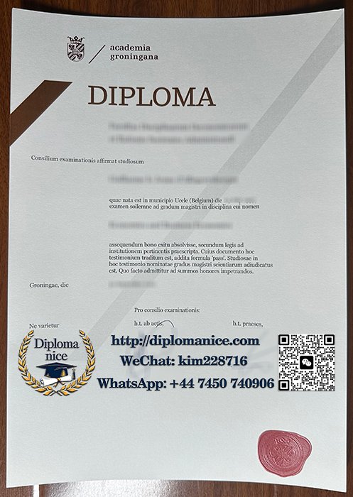 格罗宁根大学文凭-University of Groningen diploma