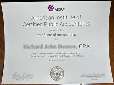 AICPA certificate1