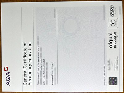 AQA GCSE certificate1