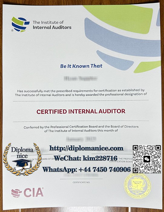 CIA certificate