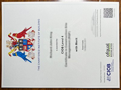 CIOB membership certificate1