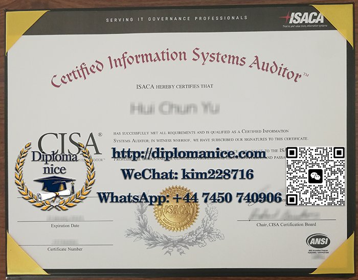 CISA certificate