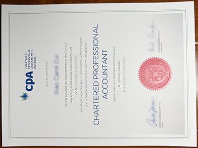 Canada Ontario CPA certificate1
