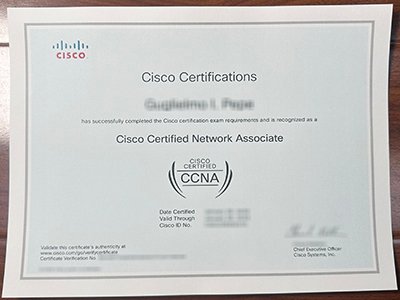 Cisco CCNA certificate1