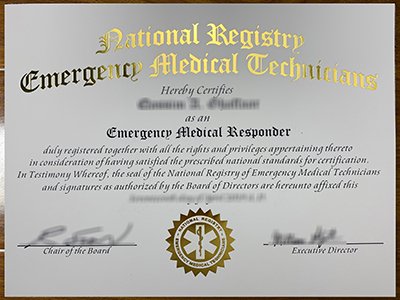 Emergency Medical Technicians certificate1