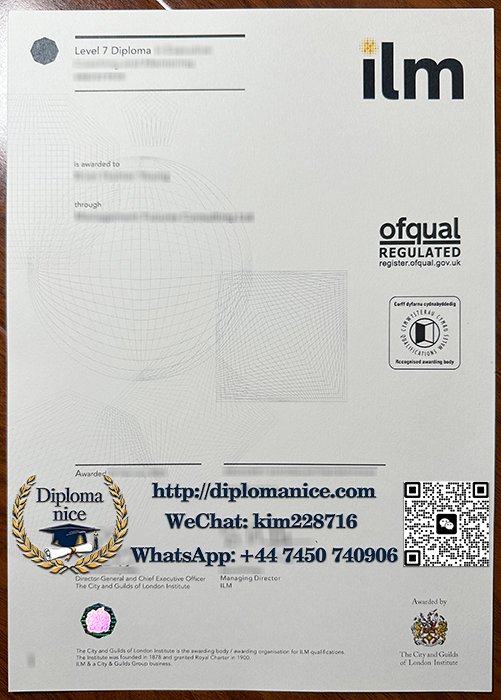 ILM Level 7 diploma