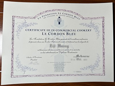 Le Cordon Bleu diploma1