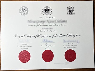 Membership of the Royal Colleges of Physicians of the United Kingdom certificate1