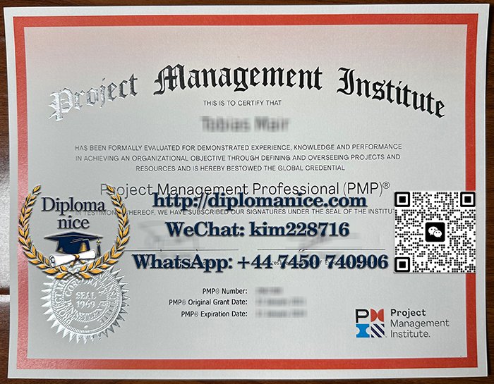 Project Management Professional certificate