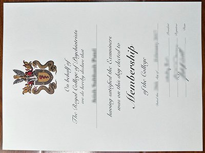 Royal College of Psychiatrists certificate1