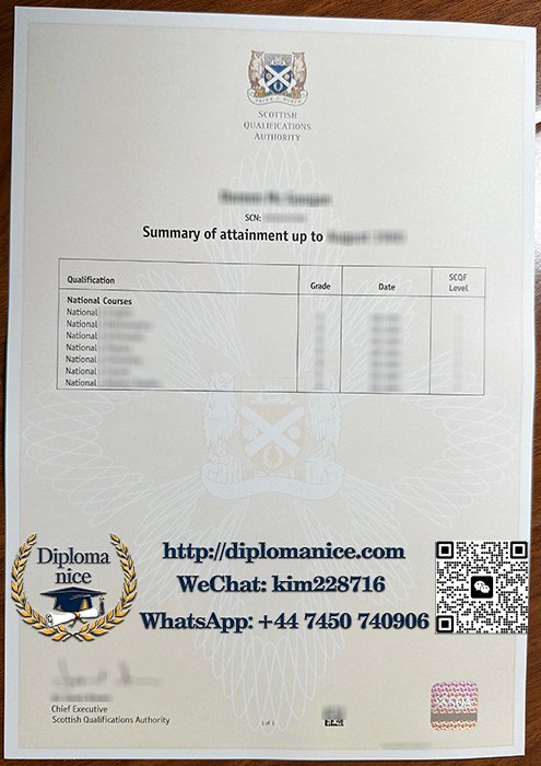 SQA transcript