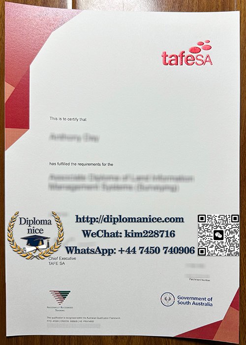 tafeSA certificate
