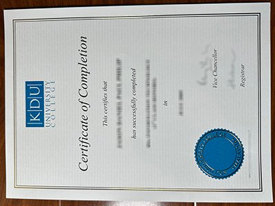 伯乐大学学院文凭-KDU University College diploma1