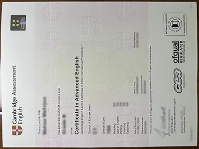 剑桥CAE证书-Cambridge CAE certificate1