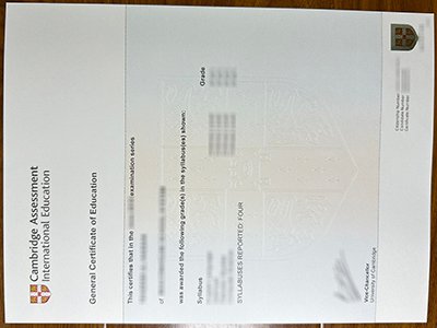 剑桥GCE证书-Cambridge GCE certificate1