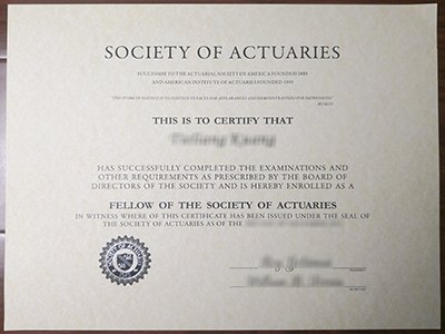 北美精算师协会证书-Society of Actuaries certificate1