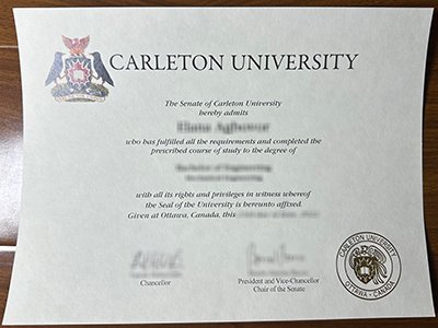 卡尔顿大学文凭-Carleton University diploma1