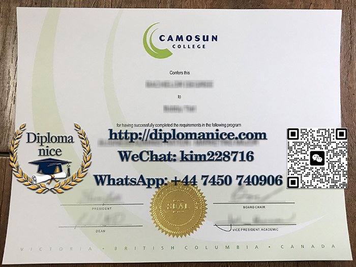 卡莫森学院文凭-Camosun College diploma