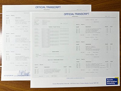多伦多都市大学成绩单-Toronto Metropolitan University transcript1