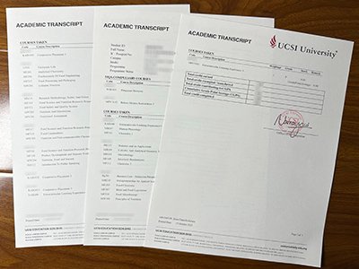 思特雅大学成绩单-UCSI University transcript1