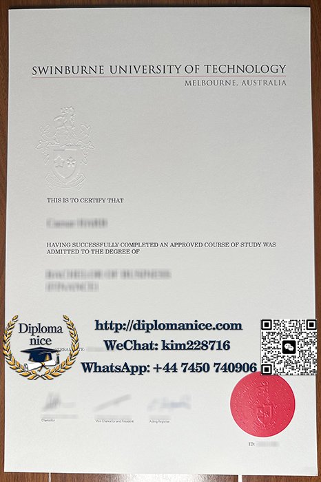 斯文本科技大学文凭-Swinburne University of Technology diploma