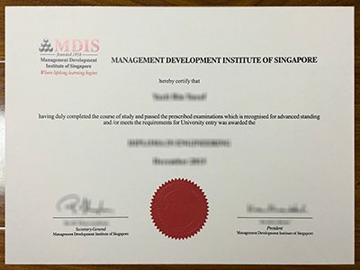 新加坡管理发展学院文凭-Management Development Institute of Singapore diploma1