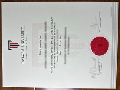 泰莱大学文凭-Taylor’s University diploma1