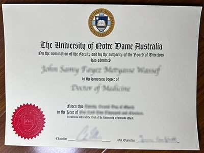 澳大利亚圣母大学文凭-University of Notre Dame Australia diploma1