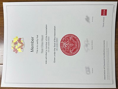 英国特许公认会计师证书-ACCA certificate1