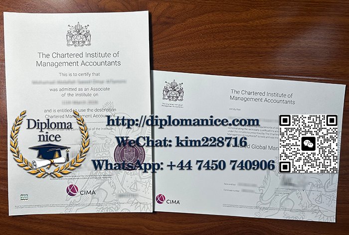 英国特许管理会计师证书-CIMA certificate
