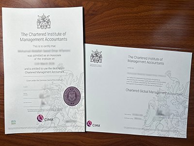英国特许管理会计师证书-CIMA certificate1