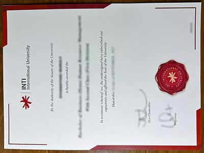 英迪国际大学文凭-INTI International University diploma1
