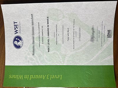 葡萄酒与烈酒基金会证书-WSET certificate1