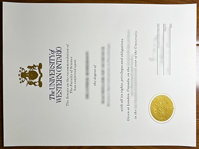 西安大略大学文凭-University of Western Ontario diploma1