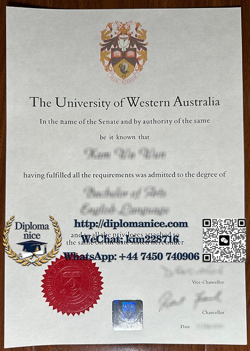 西澳大学文凭-University of Western Australia diploma