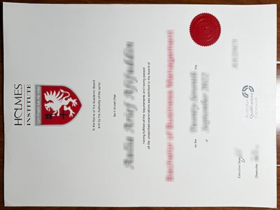 霍尔姆斯学院文凭-Holmes Institute diploma1